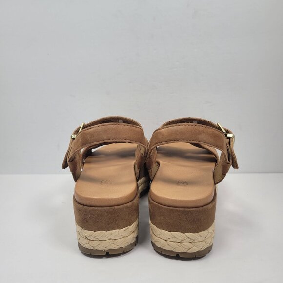 UGG Neusch Women's Brown Platform Sandals S/N 1125026 US Size 8 - Picture 4 of 9